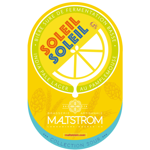 Brasserie artisanale Maltstrom - Soleil Soleil – Pamplemousse
