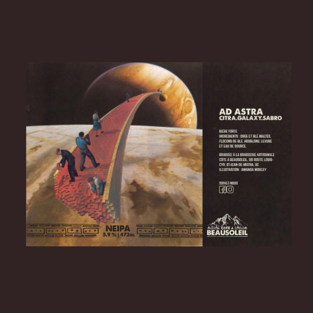 Brasserie artisanale Côte à Beausoleil - Ad Astra - NEIPA