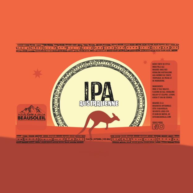 Brasserie artisanale Côte à Beausoleil - IPA Australienne
