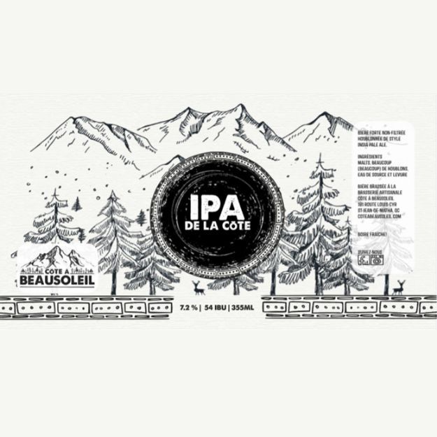 Brasserie artisanale Côte à Beausoleil - IPA De La Côte