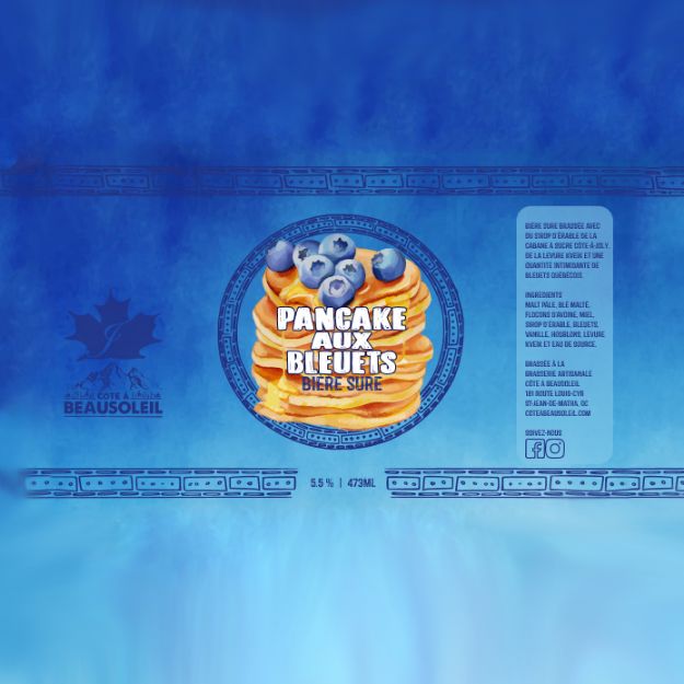 Brasserie artisanale Côte à Beausoleil - PANCAKE AUX BLEUETS